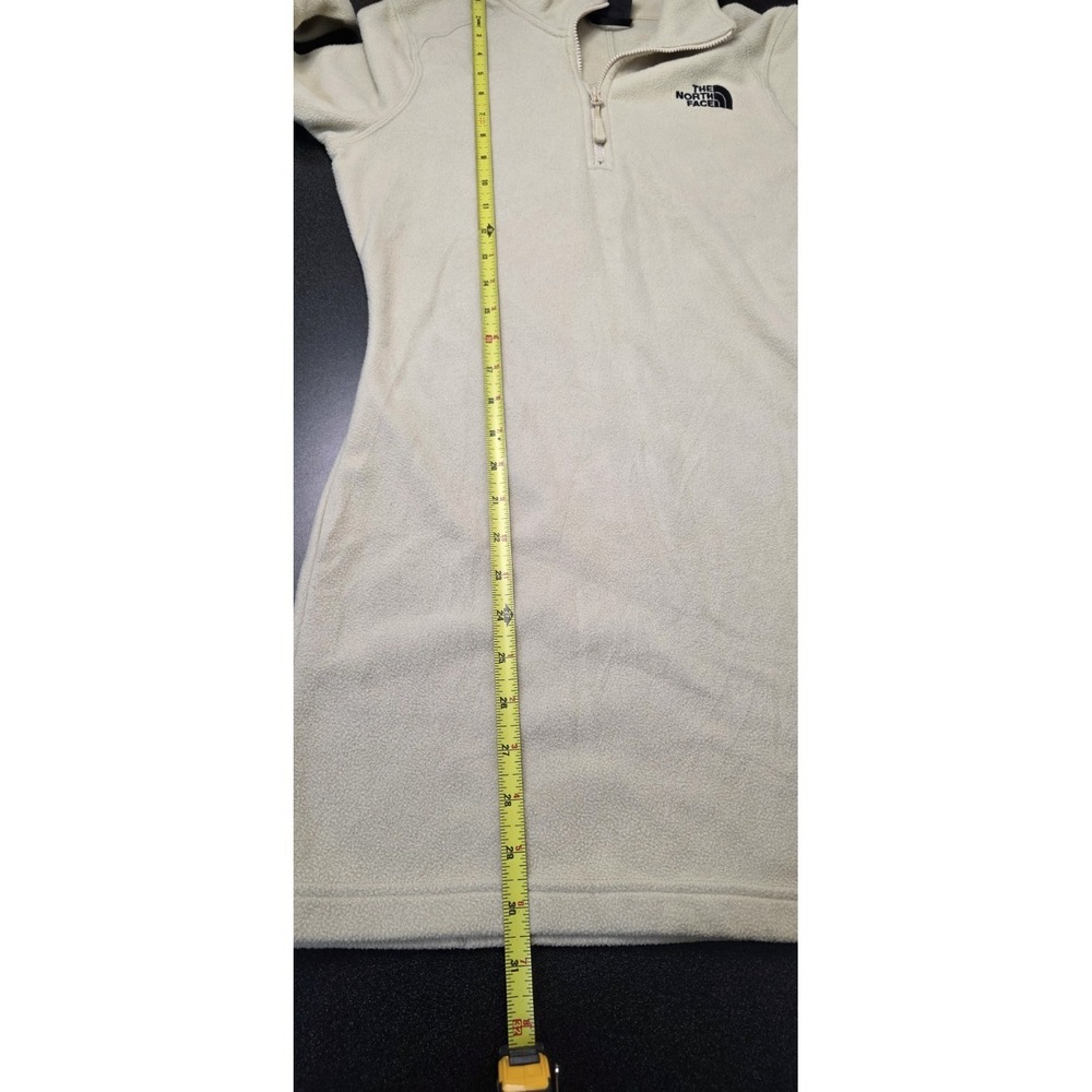 The North Face Women Glacier Fleece Dress Woman S Beige Winter Fall Long Sleeve - Picture 10 of 11